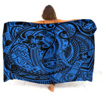 Tax Free Retro Tribal Ethnic Polynesian Women Seaside Sexy Style Sarong Soft And Comfortable Fabric Samoan Pattern Print Design - Matrix Studios