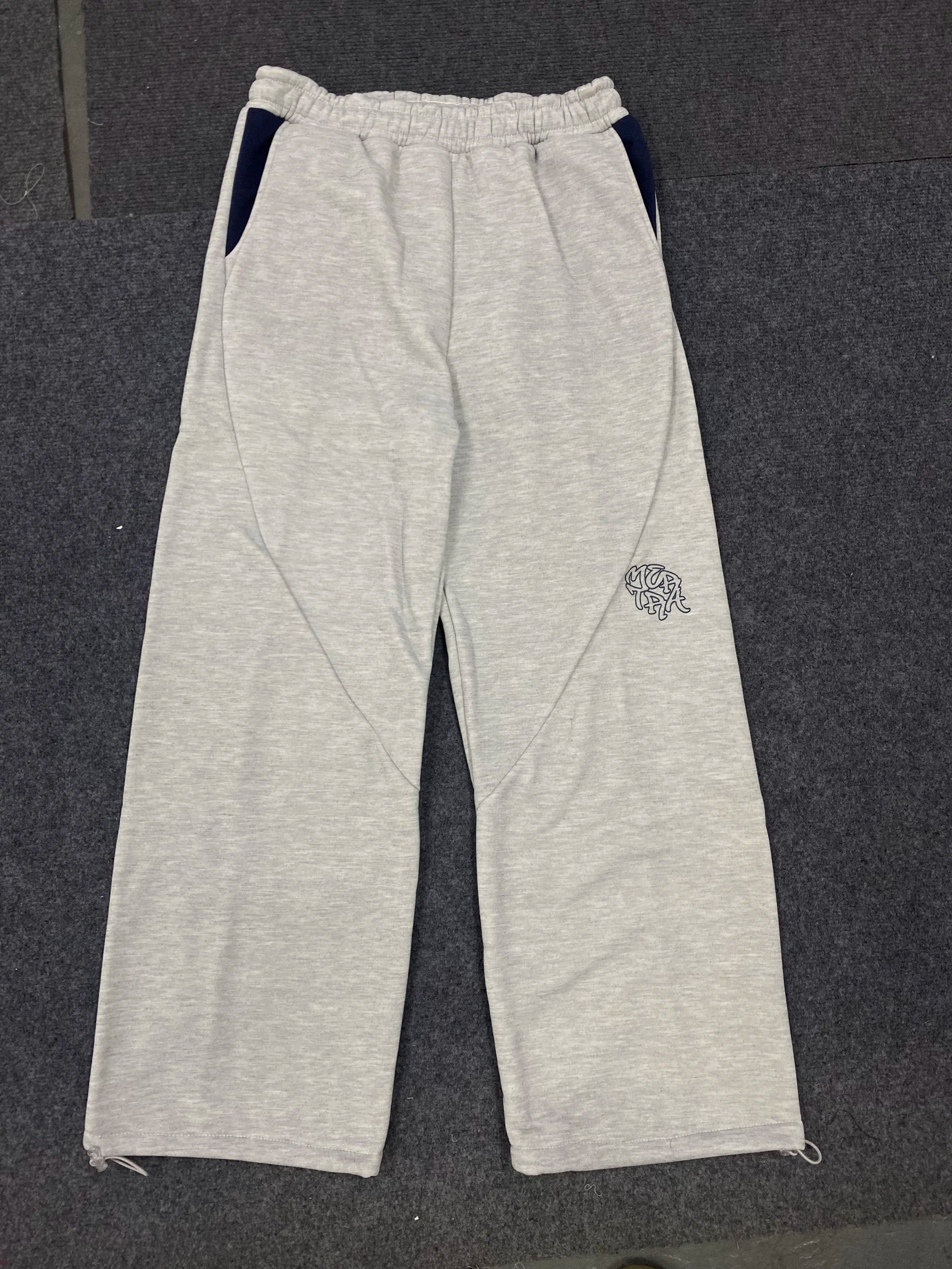 Autumn and winter new trendy men's and women's high street Japanese casual sports letter hooded sweatshirt and pants set