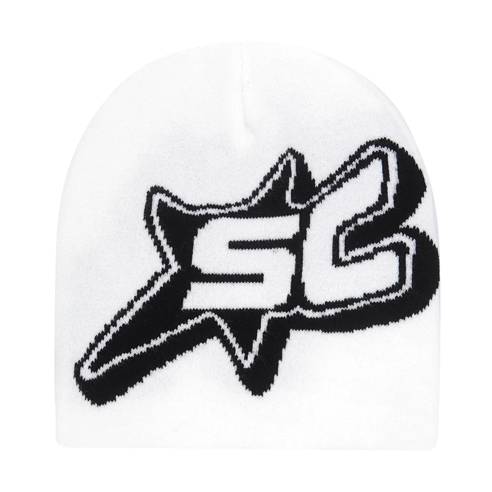 New Autumu Winter Keep Warm Knit Hat Women Men Skiing Beanies Outdoor Cold Hat Cycling Skullcap Fashion Letter Y2K Hiphop Beanie