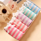 Japanese Anime Blue White Striped Panties Underwear Lolita Pink Briefs Lingerie Cute Soft Breathable Underpants Female Gifts New - Matrix Studios