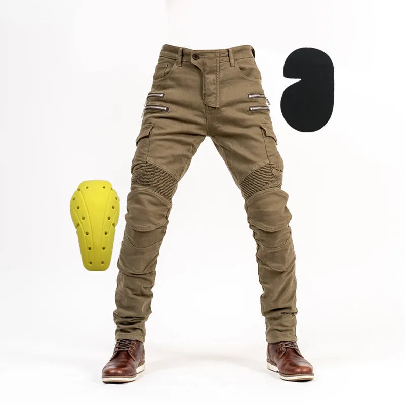 New Autumn Men Pants Casual Tactical Jeans Male Multiple Pockets Cargo Pant Casual Straight Dimem Jeans Trousers Plus Size S-4Xl - Matrix Studios