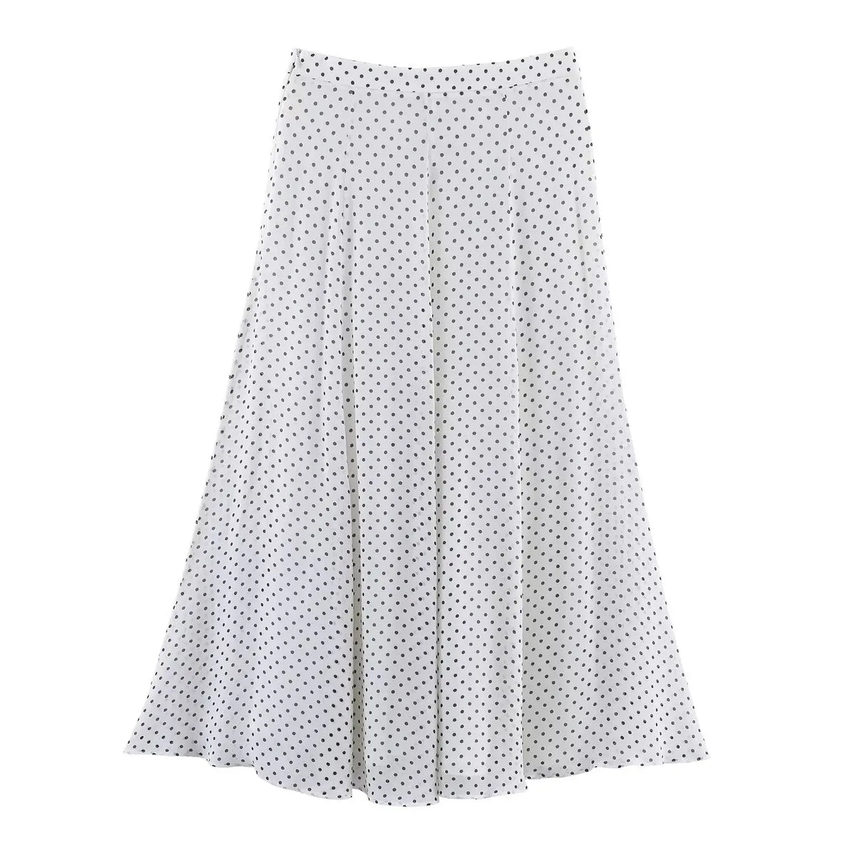 KONDALA Vintage Polka Dot Women Sets Chiffon Bow Tie Loose Blouses Loose Long Skirts Fashion 2026 Spring Summer Holiday Suits - Matrix-studios.com