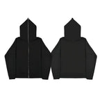 Men's and women's full zip hooded jackets zip hoodies casual cardigans streetwear hip-hop PVDY2K clothing spring fashion - Matrix Studios