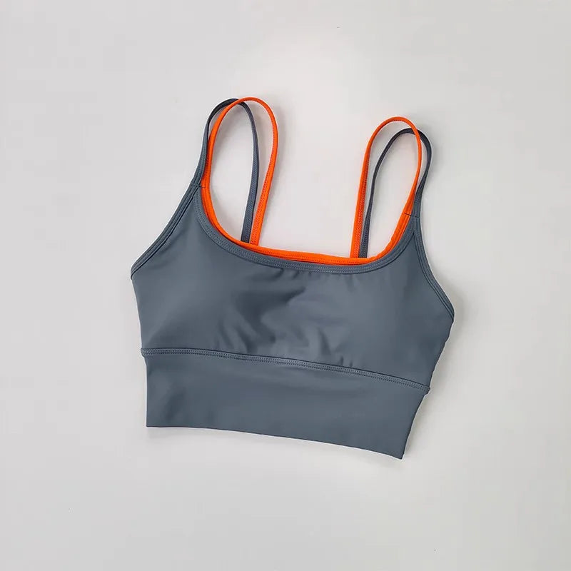 Sports Bra for Women Gym Vest Yoga Beauty Black Tube Top Running Sports Bra Fitness Yoga Crop Top Underwear Sexy Sport Bra Top - Matrix Studios