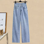 Women's 2026 Spring Summer New Fashion Striped Sunscreen Shirt+Vest+Jeans Suit Korean Elegant Cardigan+Denim Pants Matching Set