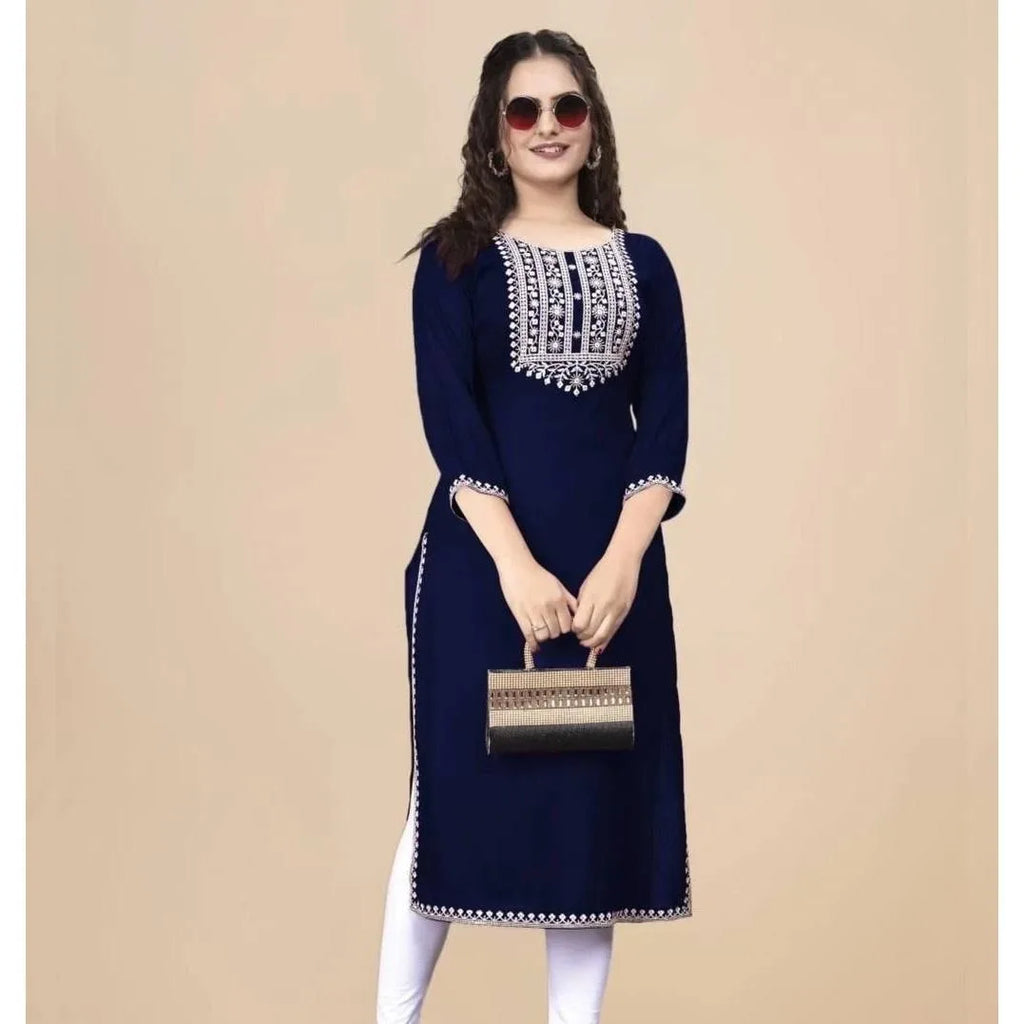 Muslim Kurt Women's Fashionable And Comfortable Dress With Flowers Straight Tube And National style Abito Donna Musulmana - Matrix-studios.com