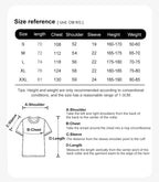Fashion Womans Cotton Washed T-shirts The Devil's Moon Letter Prints Tops Casual O-Neck Oversize Tees Street Female Clothes - Matrix-studios.com