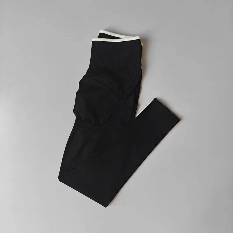 Peach Butt Yoga Pants, High-Waisted Butt-Lifting Fitness Pants for Women, Highly Elastic Quick-Drying Tight Leggings for Workout - Matrix-studios.com