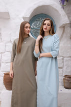 AS SS26 oversize loose T-shirt dress + V neck T-shirt  + skirt  set casual style  woman clothes - Matrix-studios.com
