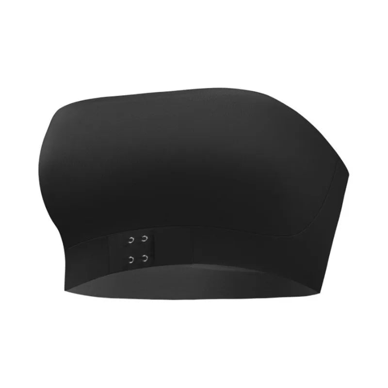Women's Strapless Bra Sexy Seamless No Padding Front Button Bra Comfortable Smooth Women's Half Cup Silicone Non-slip Underwear - Matrix Studios