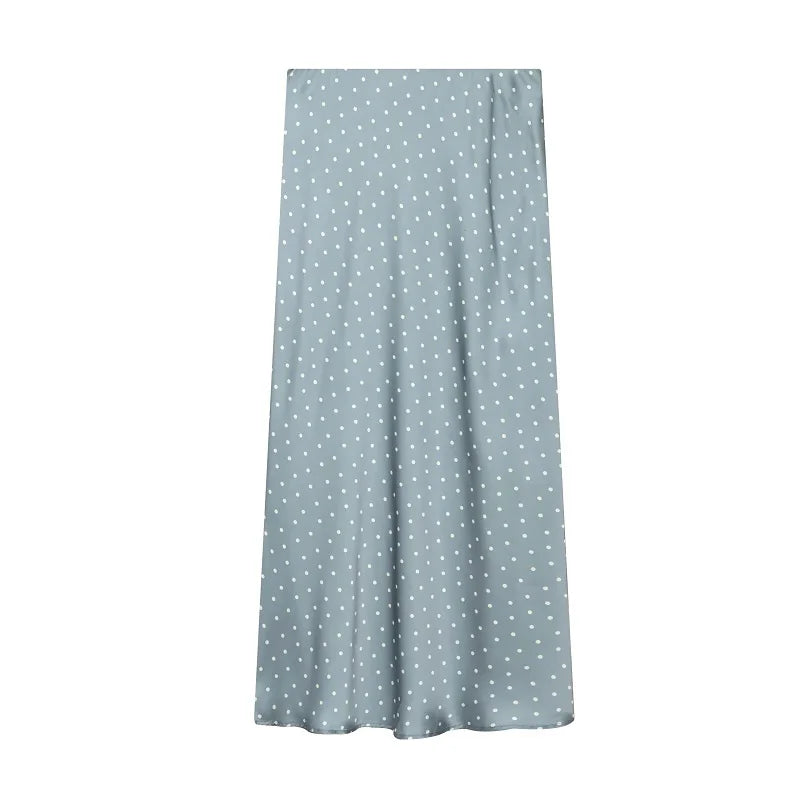 MUJER Woman 2026 Satin Skirt Women High Waist Long Skirts For Women Summer Black Midi Skirt Woman Office Elegant Women's Skirts - Matrix-studios.com