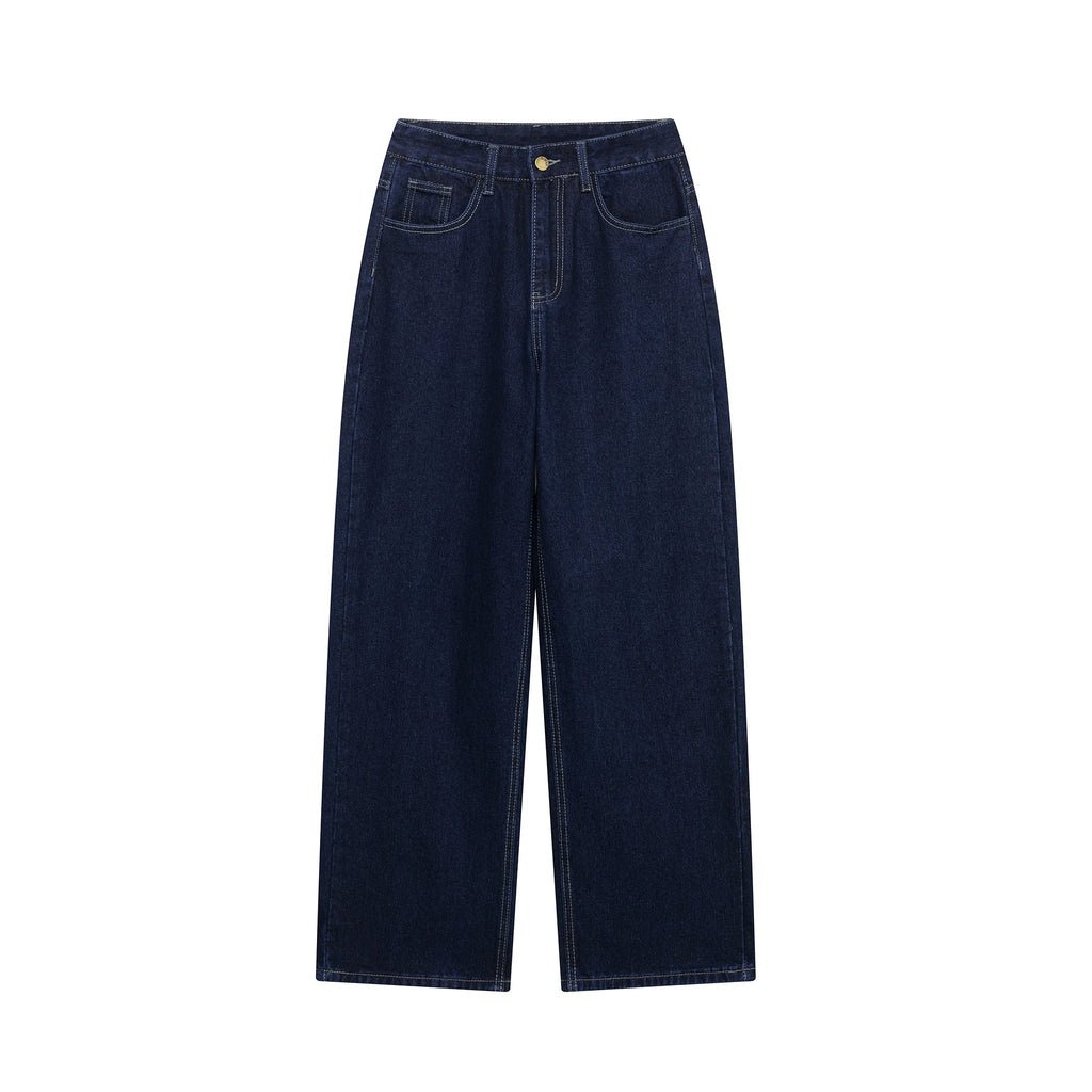 DUOPERI Women Fashion 2 Pieces Sets With Belt Denim  Jackets & Vintage Front Zipper Jeans Trousers Feamle Chic Lady Pants Sets - Matrix-studios.com