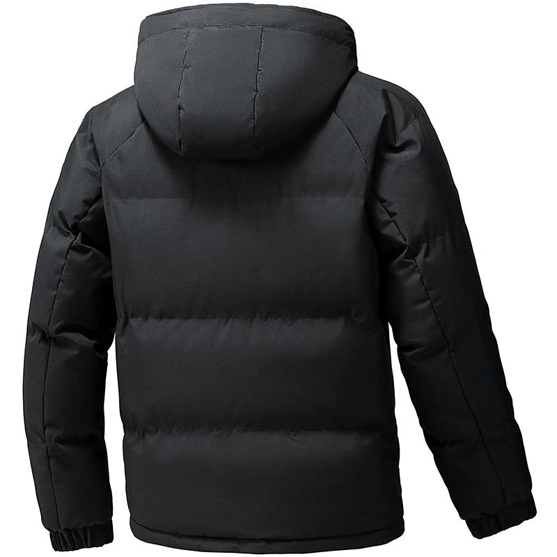 Men's Jacket Stand Collar Mens Parka Winter New Down Jacket Fleece Warm Jackets Men Business Leisure Coat Baseball Coats 8891 - Matrix Studios