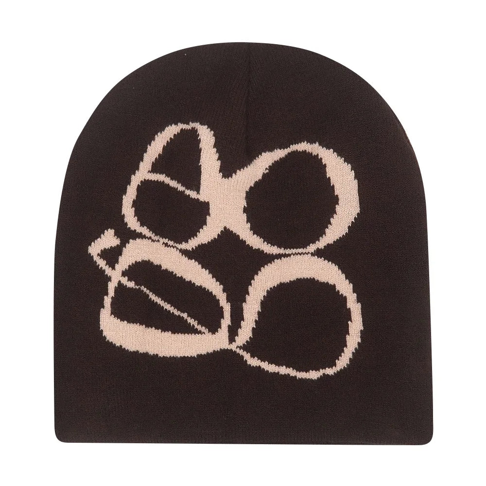 New Autumu Winter Keep Warm Knit Hat Women Men Skiing Beanies Outdoor Cold Hat Cycling Skullcap Fashion Letter Y2K Hiphop Beanie