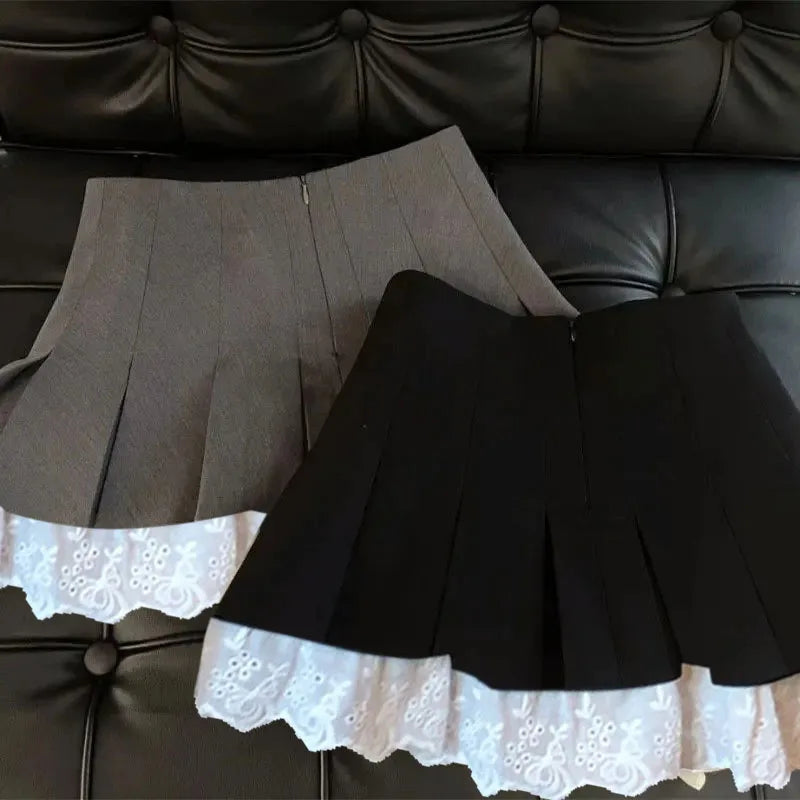 Silver Sequin Skirt Woman High Waist Mini Skirt Woman Fashion Shiny Glitter Elegant Short Skirts For Women Y2k Skirts - Matrix-studios.com