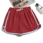 1pcs Summer Women Casual Solid Shorts Girl Gym Workout Shorts Pants Ladies Mid Waisted Yoga Short Student  Loose Shorts S-3XL - Matrix Studios