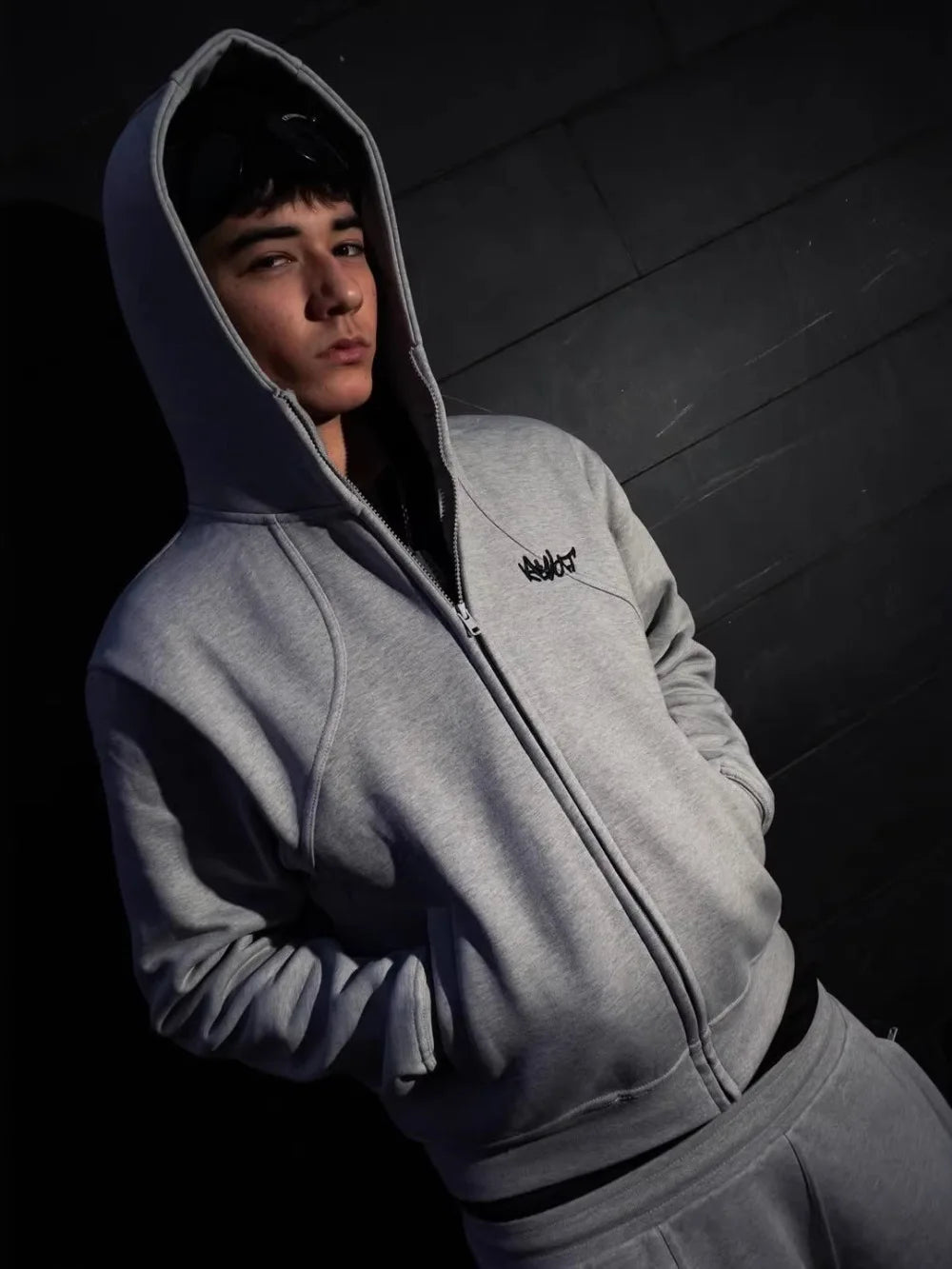 2026 New Autumn/Winter Casual Hoodie Pants Simple Retro Hip Hop American Personalized Fashion Versatile Set Street Trend Sports