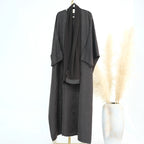 Luxury 2 Piece Muslim Outift Sets for Women Ramadan Dubai Hijab Abaya Dress Islamic Party Kaftan Robe Elegant Turkey Gown 2025 - Matrix-studios.com