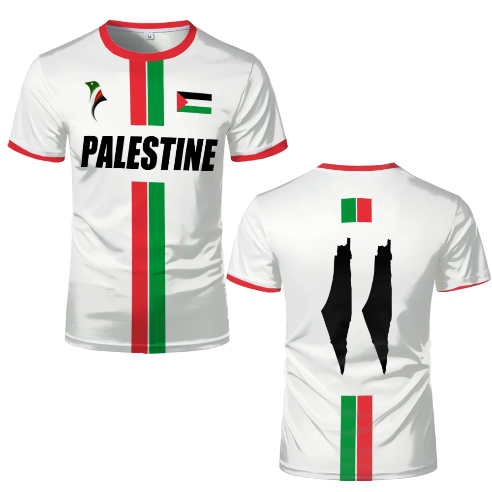 2025 New Palestine Football T-shirts Summer  Men's And Women Palestinian Jersey Gaza Kid's Tees Gifts Wholesale Unisex T Shirt - Matrix Studios