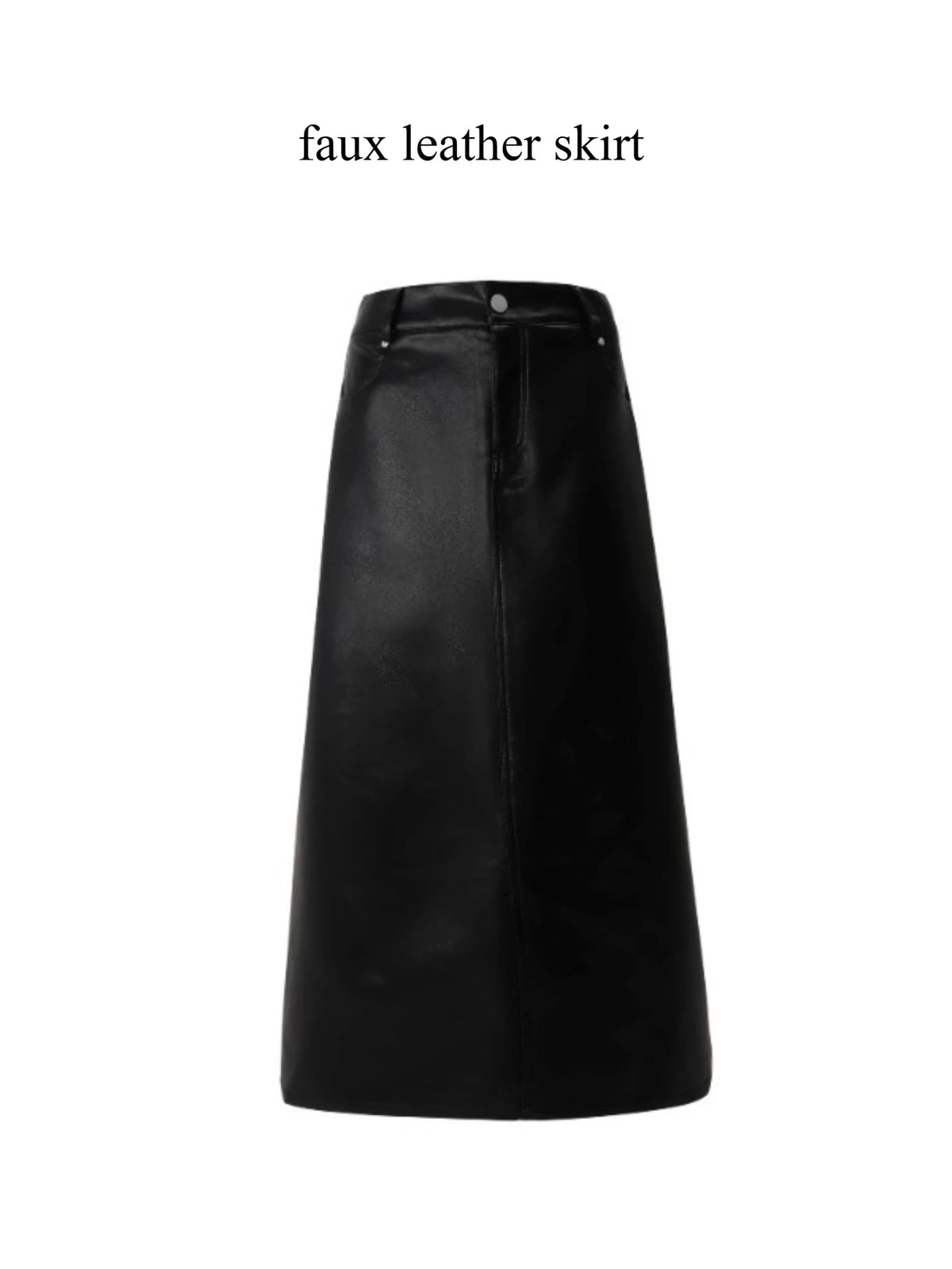 AP 2026 Women Washed Sweater Autumn and Winter Cable Sweater Stretch Skirt and Fashion Leather Skirt - Matrix Studios