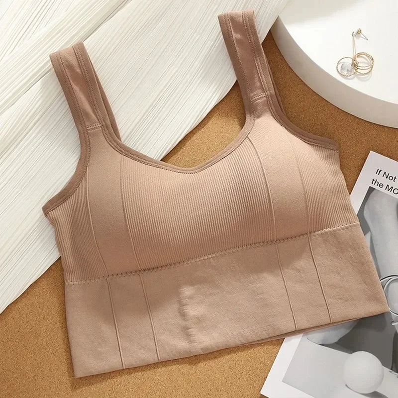 Breathable Sports Bra Anti-Sweat Fitness Top Women Seamless Yoga Bra Shockproof Crop Top Push Up Sport Bra Gym Workout Top - Matrix Studios