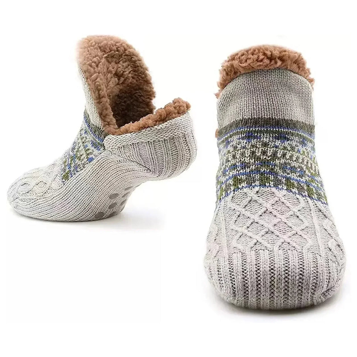 Fall Winter Non‑Slip Floor Socks Super Soft Warm Slipper Socks Unisex Snow Sleep Carpet Yoga Socks for Men Women Indoor House - Matrix Studios