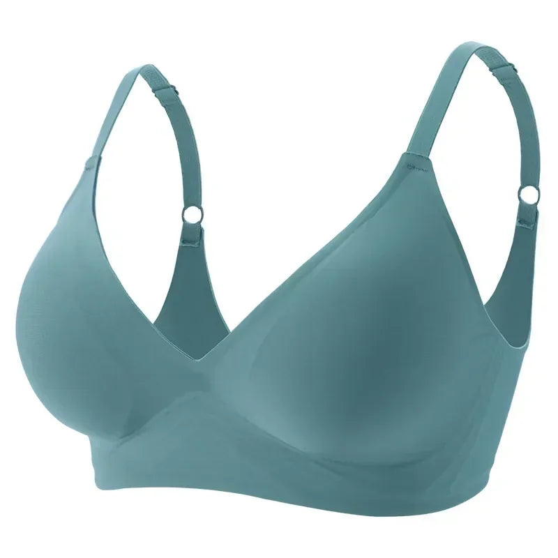 Latex Jelly Underwear Seamless Bras for Woman Wireless Sleep Removable Padded Bralette One Piece Brassiere No Wire Comfortable - Matrix Studios