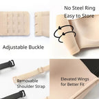Strapless Bra for Women One-pieces Sexy Tops Seamless Bra Corset Traceless Nude Shaping Underwear Gathering Push Up Bra - Matrix Studios