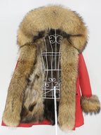 OFTBUY Winter Jacket Women Long Parka Real Fox Fur Coat Natural Raccoon Fur Collar Hood Thick Warm Streetwear Parkas New - Matrix Studios