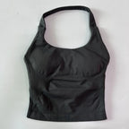 1-2pcs Gym Set Women Backless Tank Tops High Waist Scrunch Seamless Shorts High Waist Yoga Leggings Workout Sets Gym Suit - Matrix-studios.com