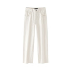 Semir Jeans Women Wide Leg Fleece Lined Comfortable High Waist Winter 2025 New Floor-Length Pants with Leg-Elongating Effect - Matrix-studios.com