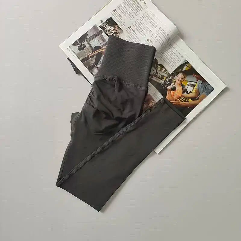 Seamless Sport Yoga High Waist Pants Leggings Sport See Through Yoga Gym Running Quick Dry Pants Scrunch Butt Pants - Matrix-studios.com
