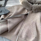 Big Cllar Sweater Cardigan Jacket for Women, The Latest Autumn / Winter Loose Fit Slimming Knit Sweater for 2025 - Matrix Studios