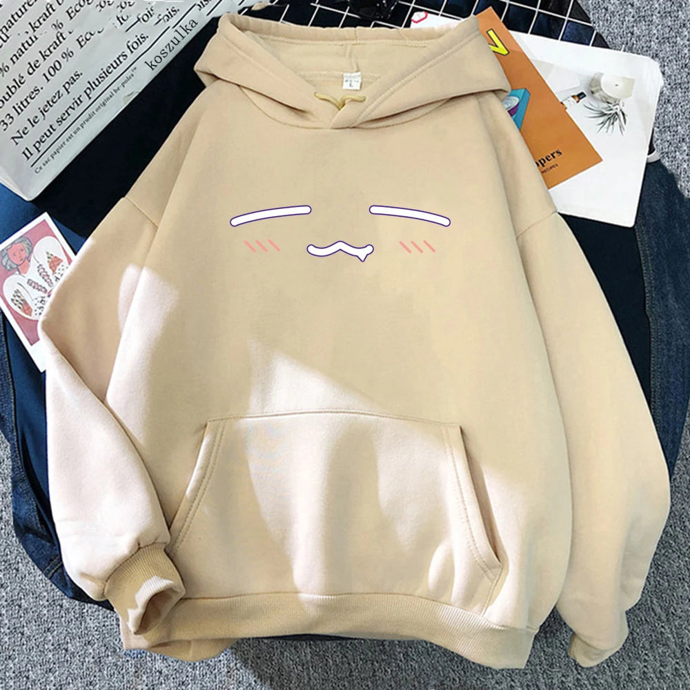 Kawaii Takodachi Hoodie Fashion Women Harajuku Graphic Hoodies Unisex Autumn Winter Aesthetic Cartoon Cute Pullovers Sweatshirts - Matrix Studios