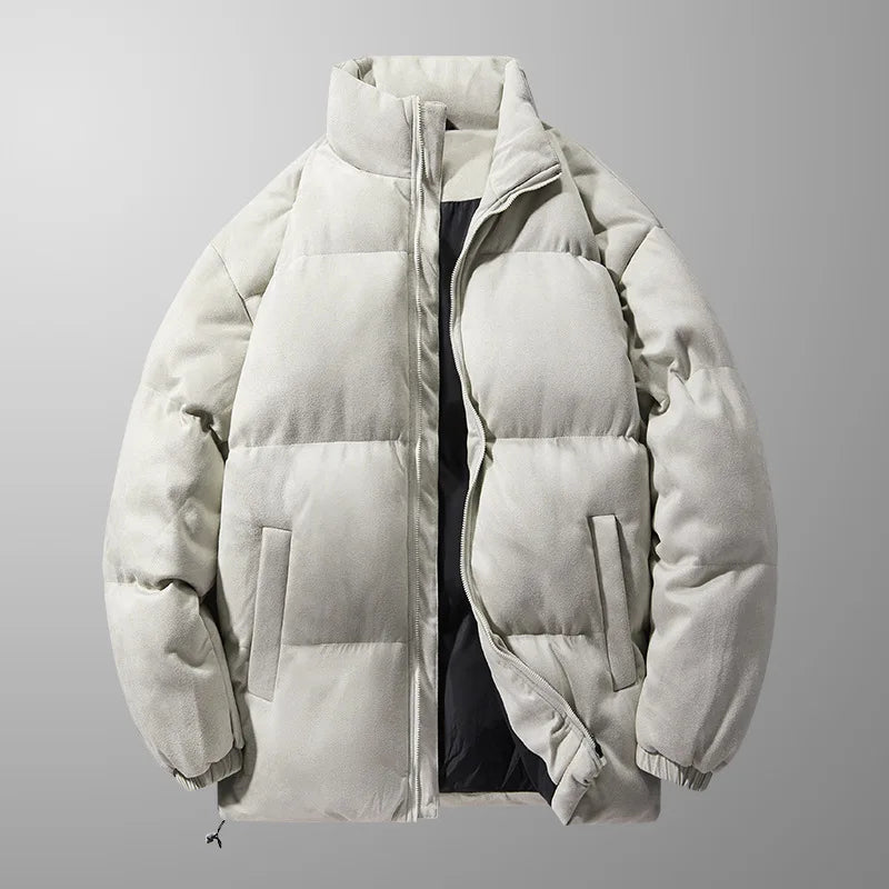 New Winter Men Fashion Stand Collar Casual Down Jackets Winter Coats Quality Male Thicker Warm Parkas Couple Loose Coats 3XL - Matrix Studios