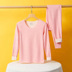 The New Cashmere Silk Thermal Underwear Set of Women's Non-marking Home Wear Wear Grinding Hair Fever Autumn Clothes and Pants - Matrix-studios.com