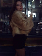 Retro Faux Fur Short Coat Women Elegant Casual Plush Lapel Single Breasted Coats Female 2025 Winter Classic Chic Street Outwear - Matrix Studios