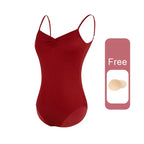 Ballet Leotards for Women Camisole Dance Leotards Adjustable Straps Sleeveless Dancing Ballet Bodysuit Adult Gymnastics Leotard - Matrix-studios.com