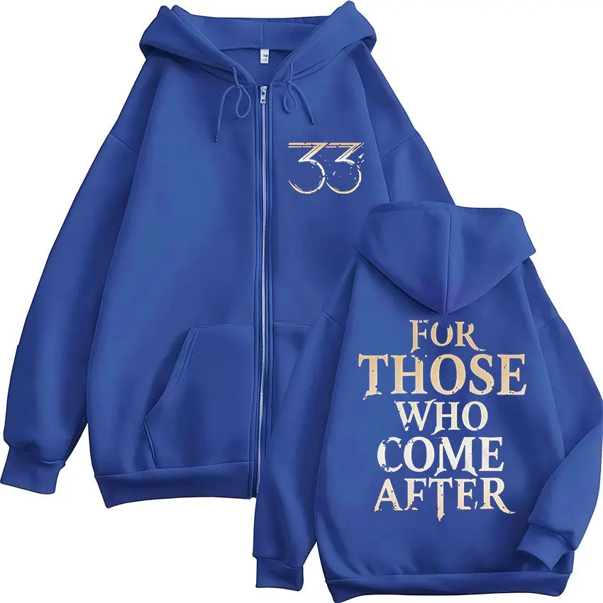 Game Esquie Clair Obscur Expedition 33 Jacket Hoody Unisex Vintage Oversized Zip Up Sweatshirt High Quality Fleece Zipper Hoodie - Matrix Studios