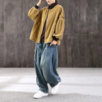 High waisted Oversized Loose Jeans Women's Streetwear 2026 Spring and Autumn New Art Retro Casual Denim Lantern Pants Female - Matrix-studios.com