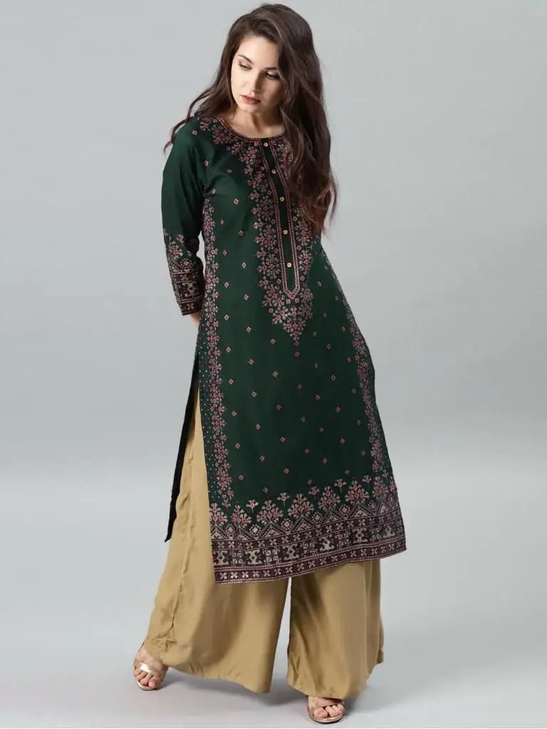 2026 Women's Kurt Fashionable And Elegant Straight Tube Casual O-neck Peacock Pattern New Comfortable Dress Muslim Abaya - Matrix-studios.com