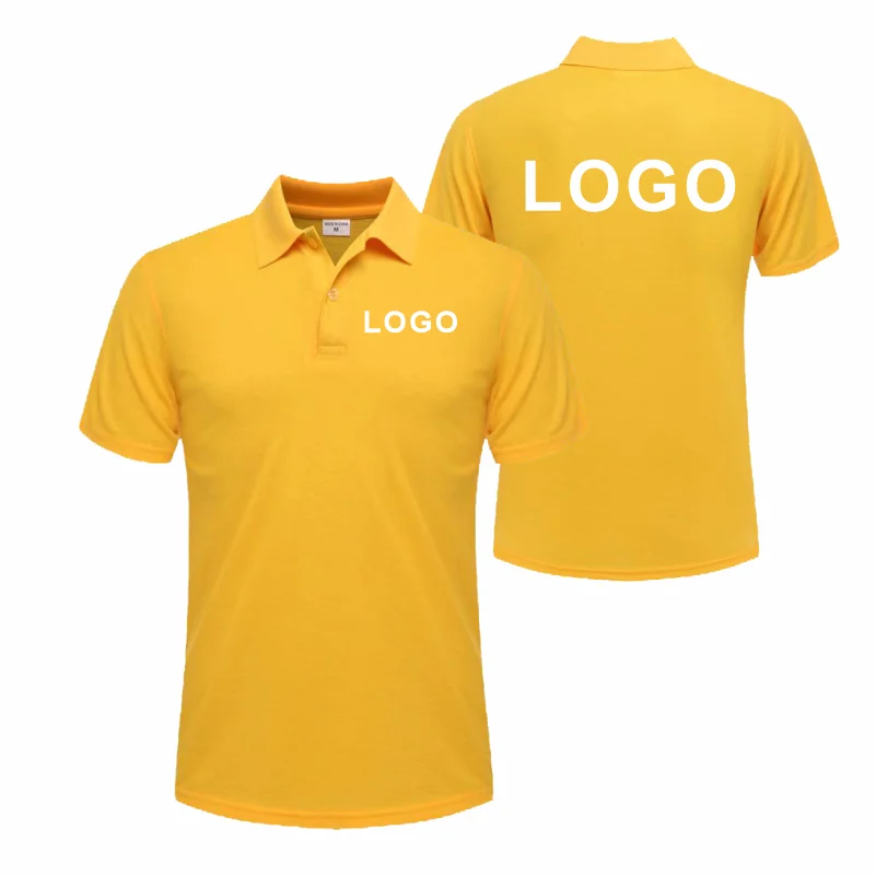 Customized Logo Breathable Polo Shirt Casual Company Group Clothing Lapel Short Sleeve Polo Shirts Work Clothes Print Embroidery - Matrix-studios.com