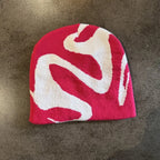 Trendy Knit Beanies Winter Jacquard Windproof Warm Hat Outdoor Colorful Casual Fashion Pullover Cap