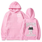 Death Row Records Hoodies Spring Autumn Fleece Hoodie Pullover Fashion Men Women Loose Hooded Sweatshirts Hip Hop Streetwear Top - Matrix Studios