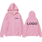 Customized Printed Men Women Zipper Up Hoodie Loose Casual Clothing Fashion Long Sleeve Hooded Pullover Personality Sweatshirts - Matrix Studios