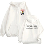 Funny Blame John Meme Zipper Hoodie Shedletsky Forsaken Fashion Autumn/Winter Sweatshirt Men Women Casual Oversized Coats Hoody - Matrix Studios