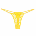 1/3pcs Sexy Lace Adjustable Thongs for Women Low Rise Hollow Out Briefs Summer Breathable Panties Perspective Lingerie - Matrix Studios