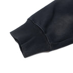 2XL SATOSHI Hoodie Vintage Distressed Washed Black Classic Letter Print Rainbow Nail Bead Hood Sweatshirts Men Women Streetwear - Matrix-studios.com