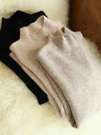 Autumn Winter chic Bottom Sweaters Women Fashion Turtleneck Pullover Slim Long Sleeve Knitted Jumpers Soft Warm Pull Femme Top - Matrix Studios