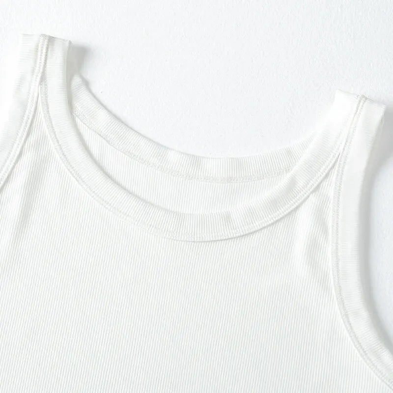 3-piece Ladies Solid Color Vest Fashion Joker Young Woman Threaded Camisole - Matrix-studios.com
